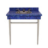 Modern Semiprecious Counter with Towel Bar