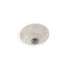 UE16 Solid Glazed Ceramic Round Under Edge Bar Sink